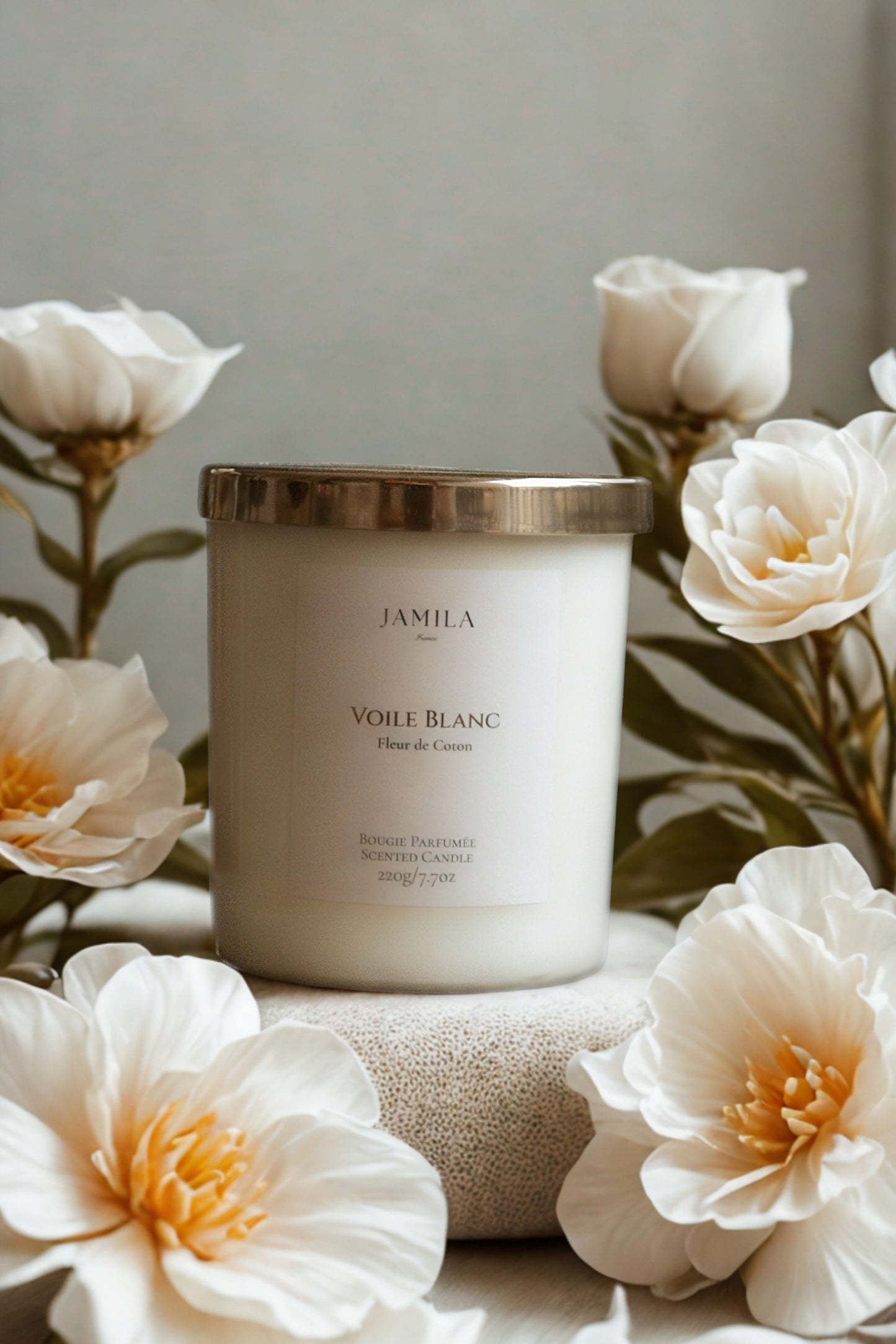 Voile Blanc - Fleur de Coton