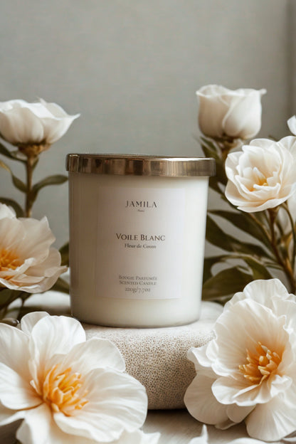 Voile Blanc - Fleur de Coton