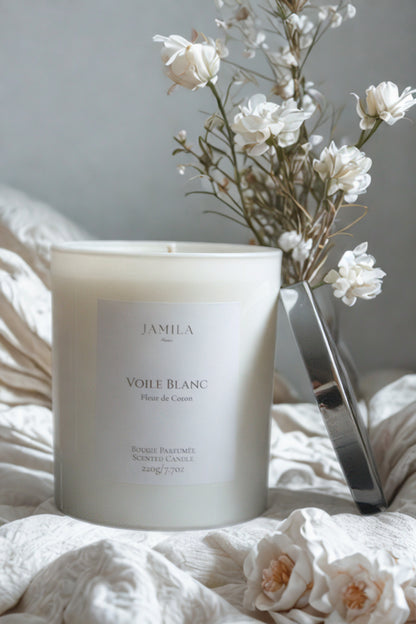 Voile Blanc - Fleur de Coton